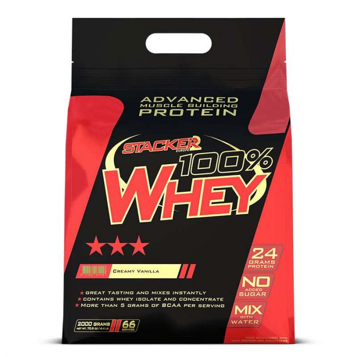 Stacker 100% Whey - Vanilla Stacker 100% Whey - Vanilla