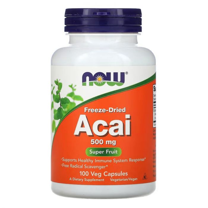 NOW Foods, Freeze-Dried Acai, 500 mg, 100 Veg Capsules.
733739033550 NOW Foods, Freeze-Dried Acai, 500 mg, 100 Veg Capsules.
733739033550