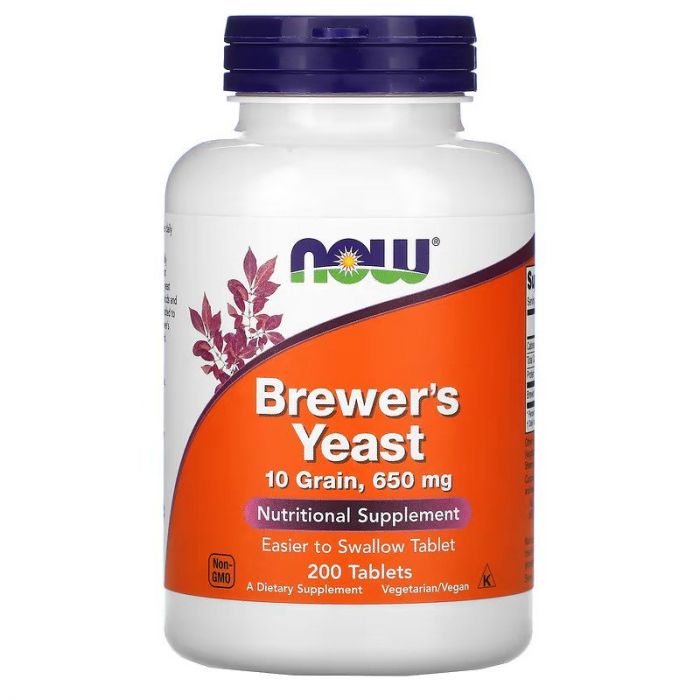 NOW Brewer's Yeast 650 mg Tablets. 733739024107 NOW Brewer's Yeast 650 mg Tablets. 733739024107
