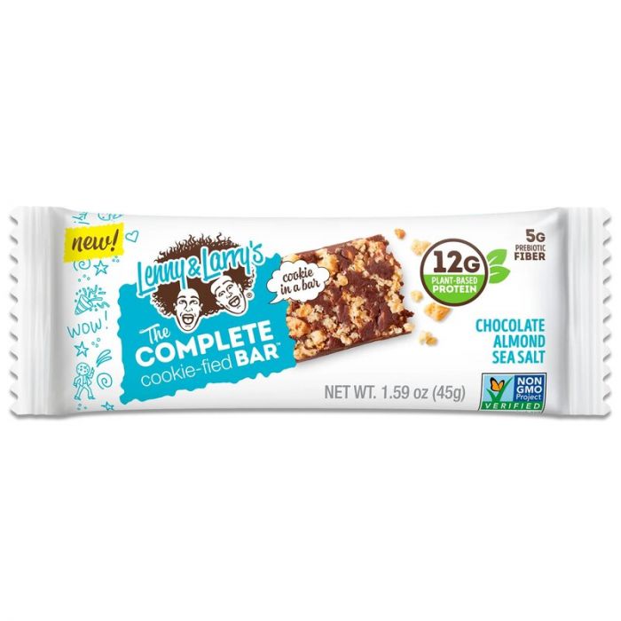 Lenny & Larry’s – The Complete Cookie-fied Bar, Chocolate Almond Sea Salt Lenny & Larry’s – The Complete Cookie-fied Bar, Chocolate Almond Sea Salt