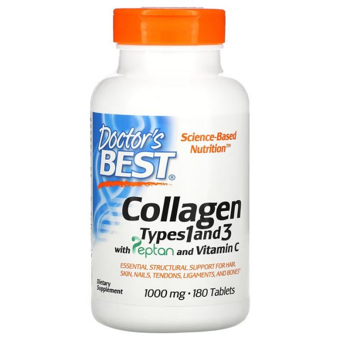 Doctor's Best Collagen Types 1 and 3 with Peptan. 753950002043 Doctor's Best Collagen Types 1 and 3 with Peptan. 753950002043