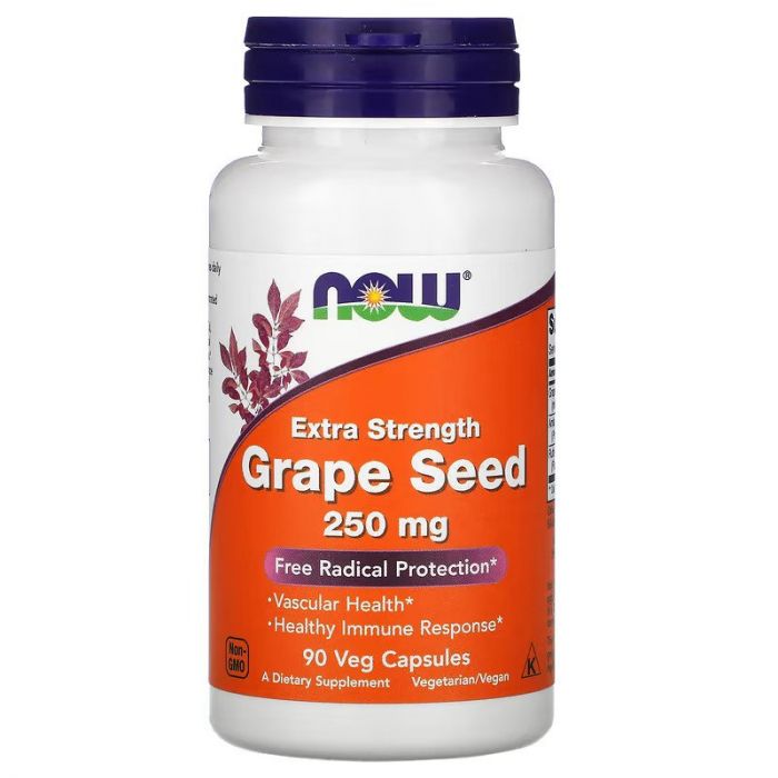 Grape Seed, Extra Strength 250 mg Veg Capsules, 733739032744 Grape Seed, Extra Strength 250 mg Veg Capsules, 733739032744