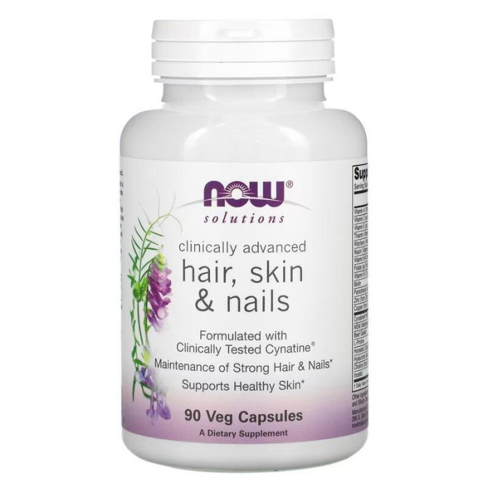 Hair, Skin & Nails, Vegan Veg Capsules - NOW Foods. 733739033819 Hair, Skin & Nails, Vegan Veg Capsules - NOW Foods. 733739033819