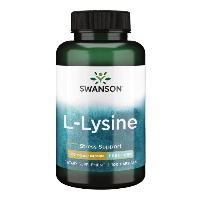 Swanson L-lysine 500 mg 100 capsules
Swanson L-lysine 500 mg 100 capsules