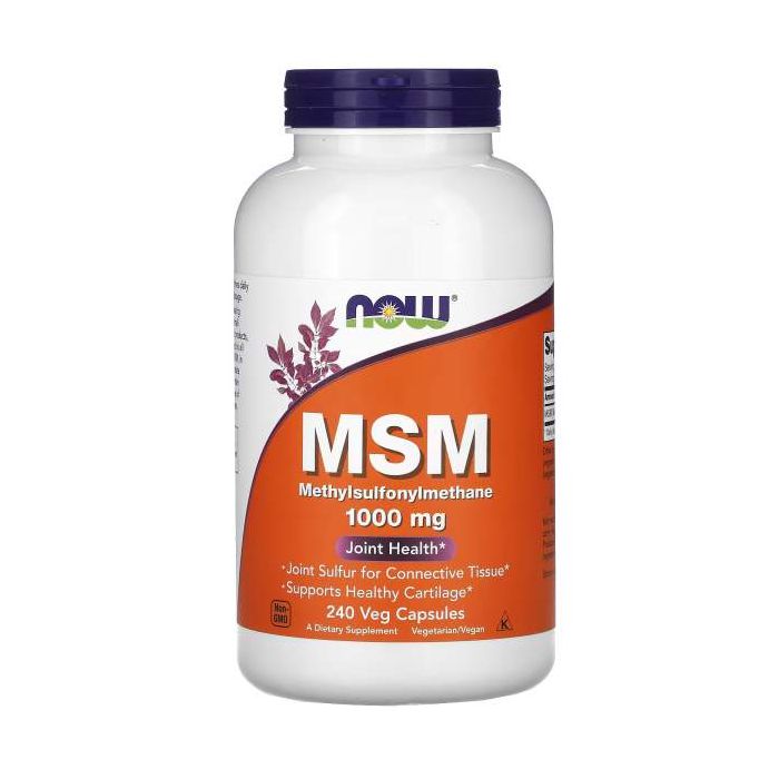 NOW Foods MSM 1000 mg veg capsules. NOW Foods MSM 1000 mg veg capsules.