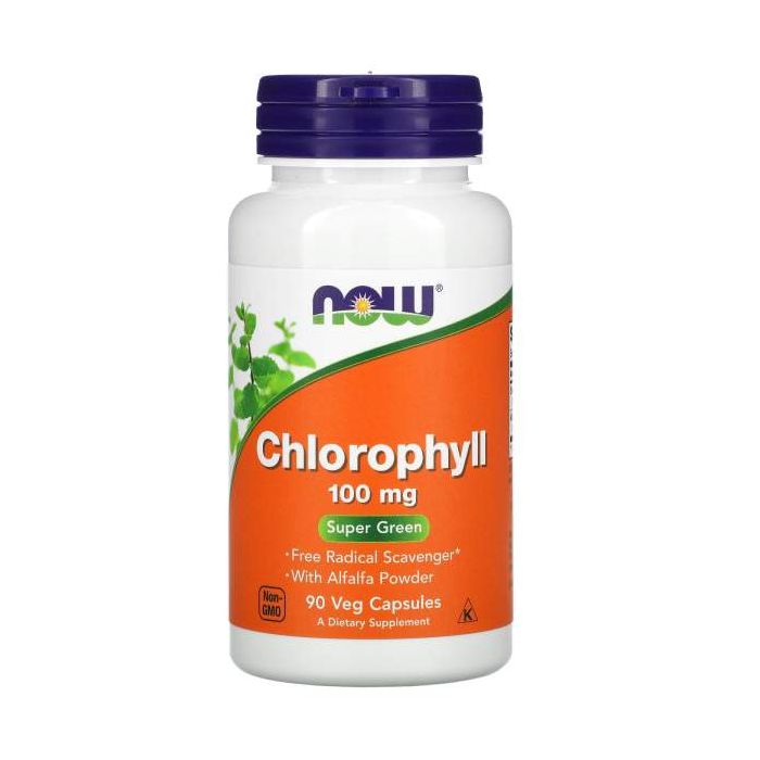 Chlorophyll capsules 100 mg | Now Foods. 733739026453 Chlorophyll capsules 100 mg | Now Foods. 733739026453