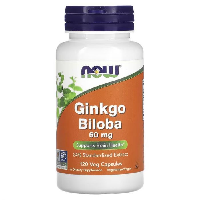 NOW Foods, Ginkgo Biloba, 60 mg, 120 Veg Capsules. 733739046871
NOW Foods, Ginkgo Biloba, 60 mg, 120 Veg Capsules. 733739046871