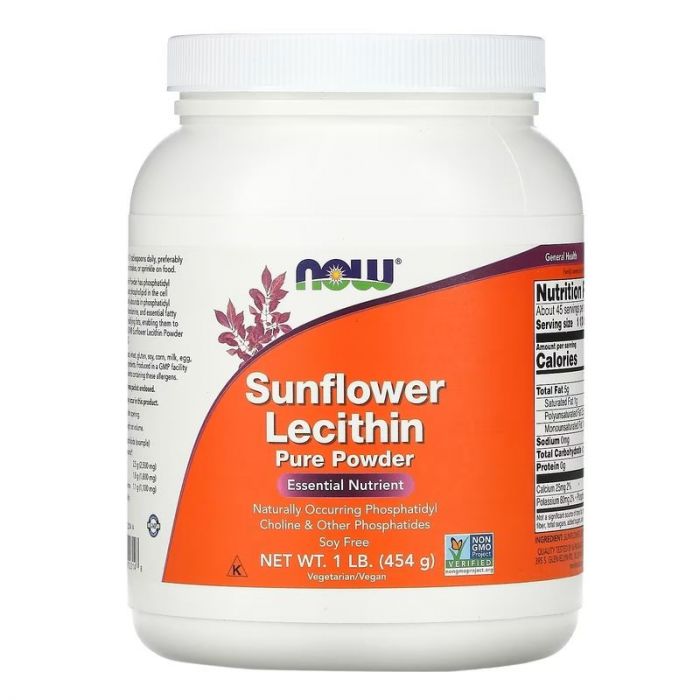 Sunflower Lecithin Pure Powder | Now Foods, zonnebloem lecithine poeder Sunflower Lecithin Pure Powder | Now Foods, zonnebloem lecithine poeder
