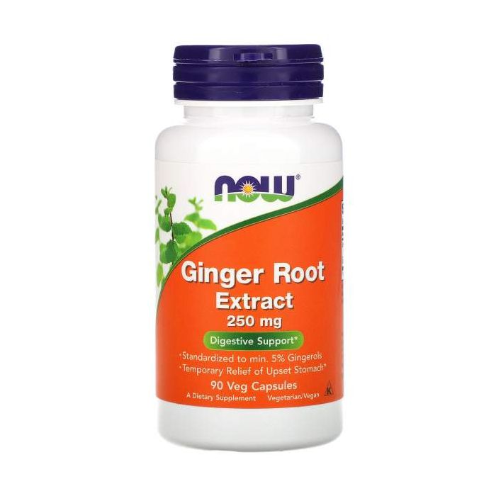 Ginger Root Extract, 250 mg | Now Foods Ginger Root Extract, 250 mg | Now Foods