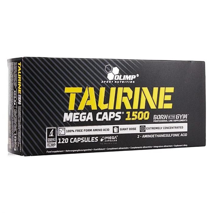 Taurine Mega Caps 120 caps. Olimp. 5901330024351 Taurine Mega Caps 120 caps. Olimp. 5901330024351