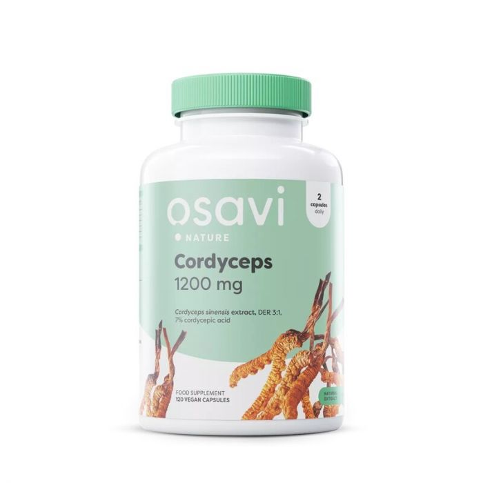 Osavi Cordyceps 1200mg, 120 vcaps. 5904139921555 Osavi Cordyceps 1200mg, 120 vcaps. 5904139921555