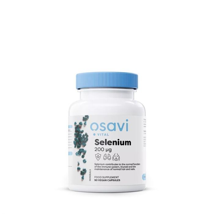 Selenium, 200 mcg - 90 vegan capsules
Selenium, 200 mcg - 90 vegan capsules