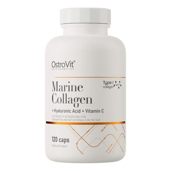 OstroVit Marine Collagen + Hyaluronic Acid + Vitamin C 120 capsules OstroVit Marine Collagen + Hyaluronic Acid + Vitamin C 120 capsules