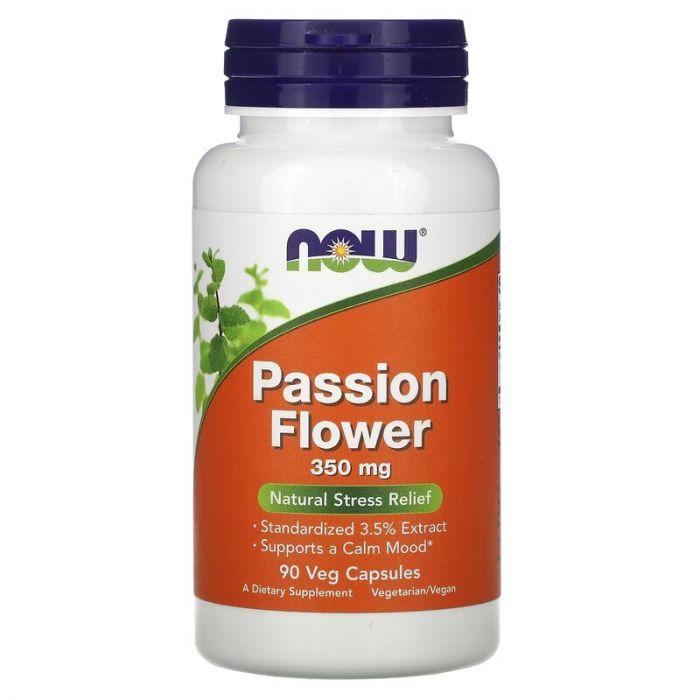 Passion Flower, 350 mg, Now Foods, Passiebloem Extract Passion Flower, 350 mg, Now Foods, Passiebloem Extract
