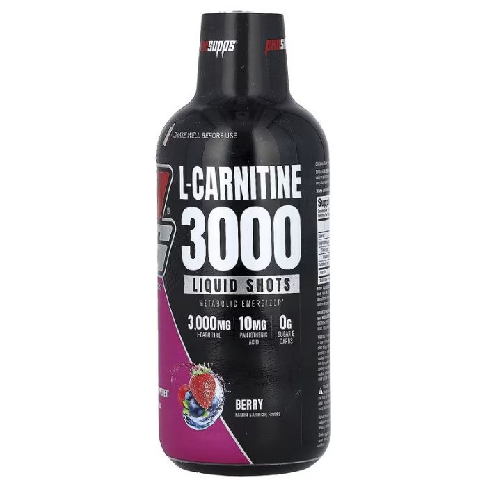 ProSupps, L-Carnitine 3000 Liquid Shots, Berry, 16 fl oz (473 ml) ProSupps, L-Carnitine 3000 Liquid Shots, Berry, 16 fl oz (473 ml)