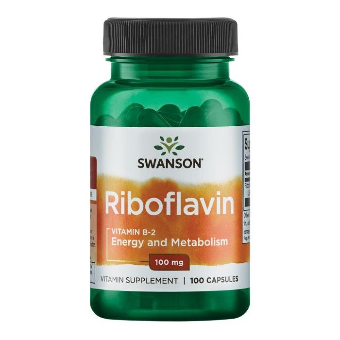 Vitamin B-2 (Riboflavin) 100mg | Swanson Vitamin B-2 (Riboflavin) 100mg | Swanson