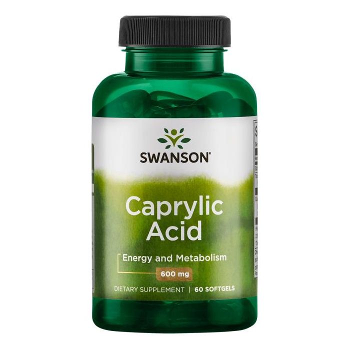 Caprylic Acid, caprylzuur, Swanson Caprylic Acid, caprylzuur, Swanson