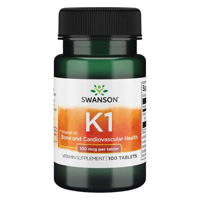 Swanson, Vitamin K1, 100mcg Swanson, Vitamin K1, 100mcg