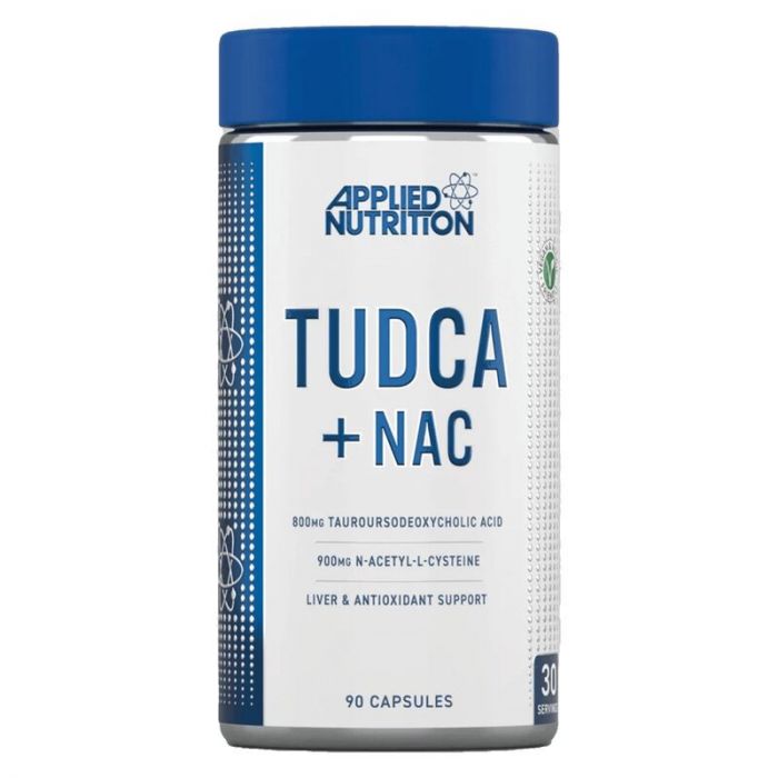 TUDCA + NAC (90 capsules) - Lever detox, Applied Nutrition. 5056555200797 TUDCA + NAC (90 capsules) - Lever detox, Applied Nutrition. 5056555200797