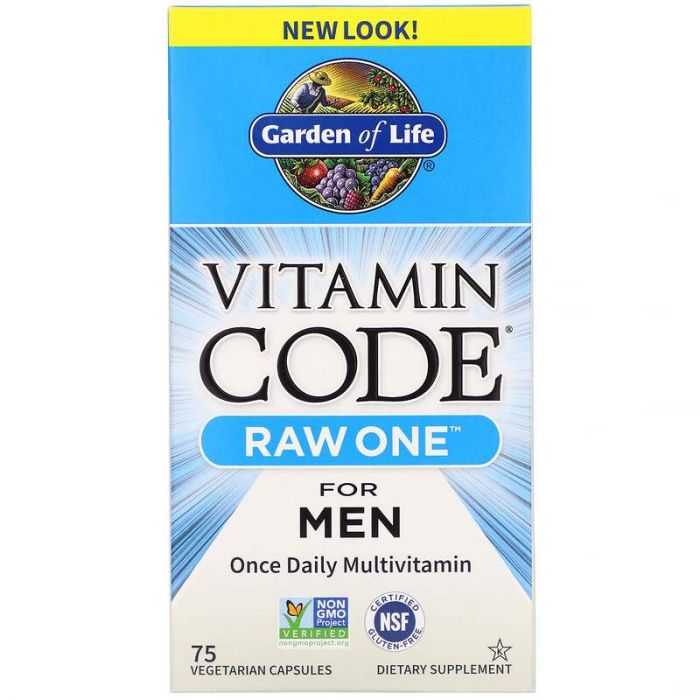 Vitamin Code RAW ONE Mannen | Garden of Life. 658010114028 Vitamin Code RAW ONE Mannen | Garden of Life. 658010114028