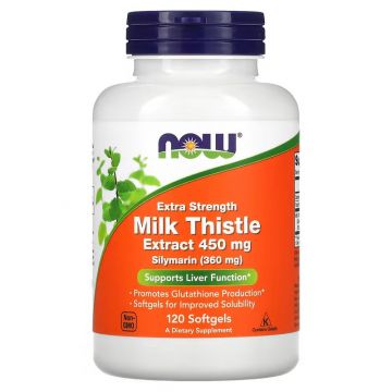 Extra sterke Mariadistel 450 mg - NOW Foods. 733739047854