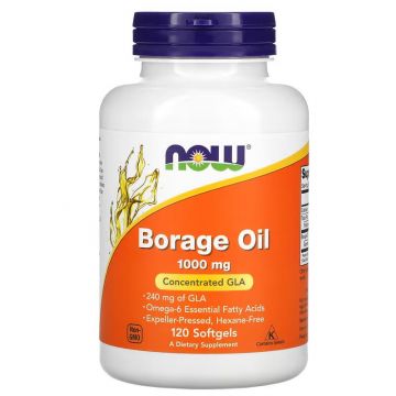 Borage olie 1000 mg | NOW Foods. 733739017222