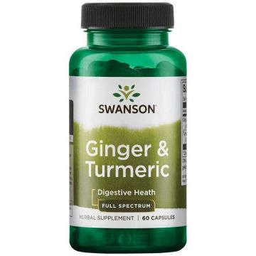 Ginger & Turmeric, Swanson