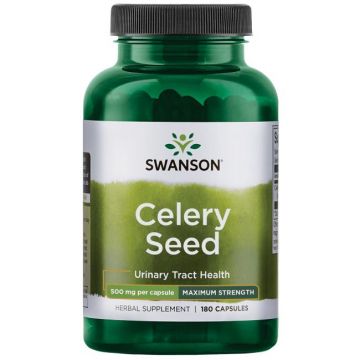 Selderij Zaad 500mg van Swanson. 087614114903